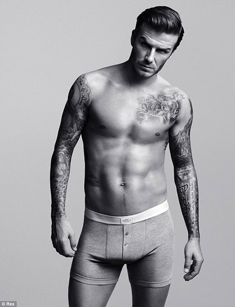 Người mẫu đồ lót nam - David Beckham